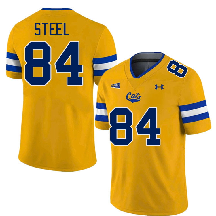 #84 Dane Steel Montana State Bobcats Jerseys Football Uniforms Stitched-Navy